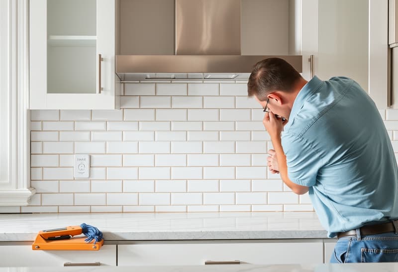 Professional backsplash installation in Sacramento kitchen