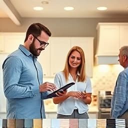 Kitchen design consultation with RCI Integrated Construction One