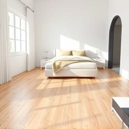 Laminate flooring installation in Sacramento bedroom