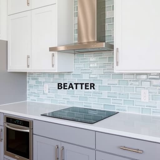 Modern glass tile backsplash installation in Sacramento kitchen