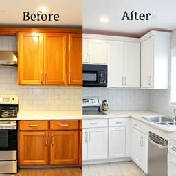 Professional cabinet refacing transformation in Sacramento
