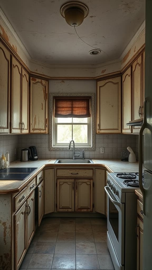 Kitchen before remodeling in Sacramento home