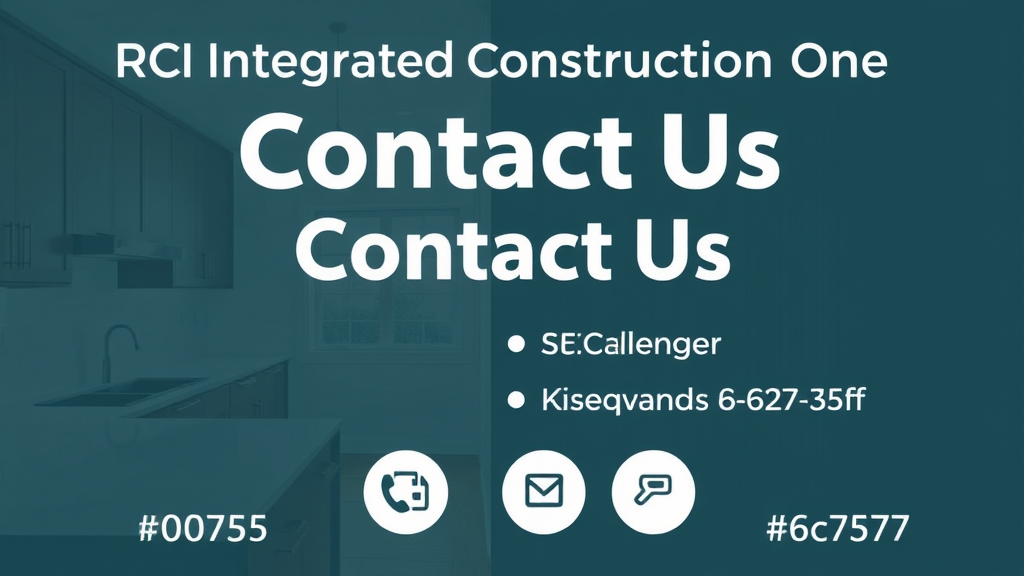 Contact RCI Integrated Construction One for Kitchen & Bath Remodeling